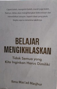 Image of Belajar Mengikhlaskan