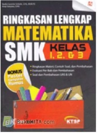 Image of Ringkasan Lengkap Matematika SMK Kelas 1, 2, & 3